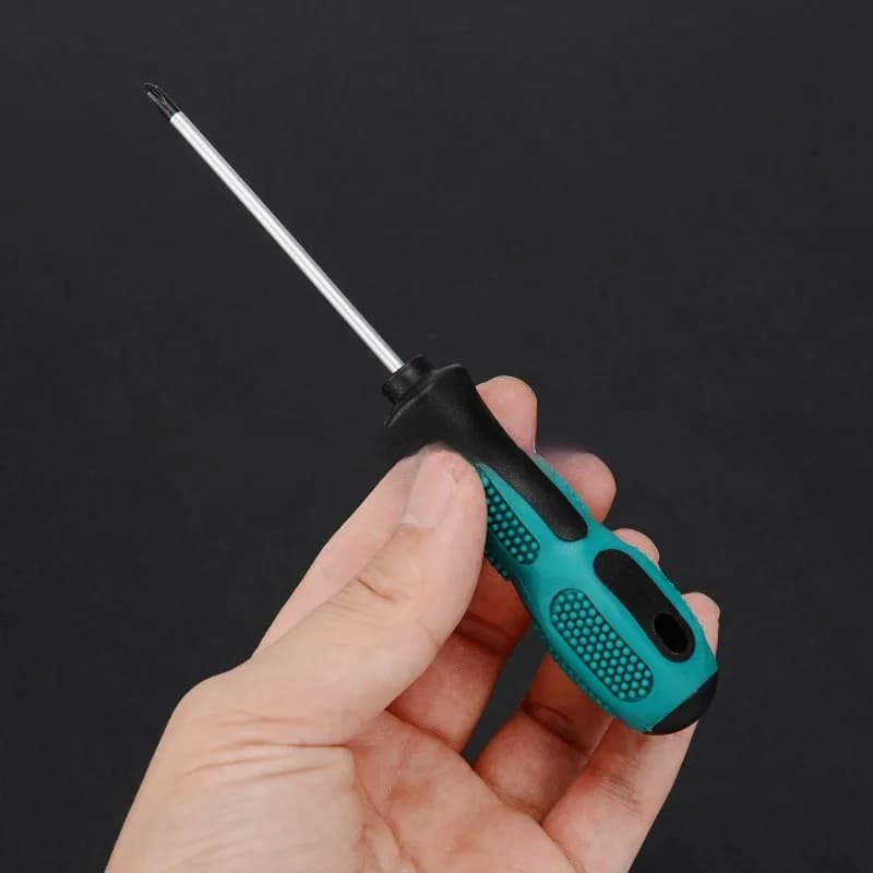 Set di utensili: cacciaviti a croce e a lama piatta con impugnatura antiscivolo per riparazioni