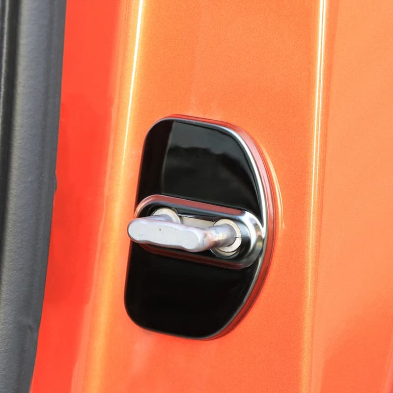 Copertura della serratura della porta in acciaio inossidabile protezione decorativa antiruggine Accessori per Mercedes Smart 450 451 Fortwo 453 Forfour