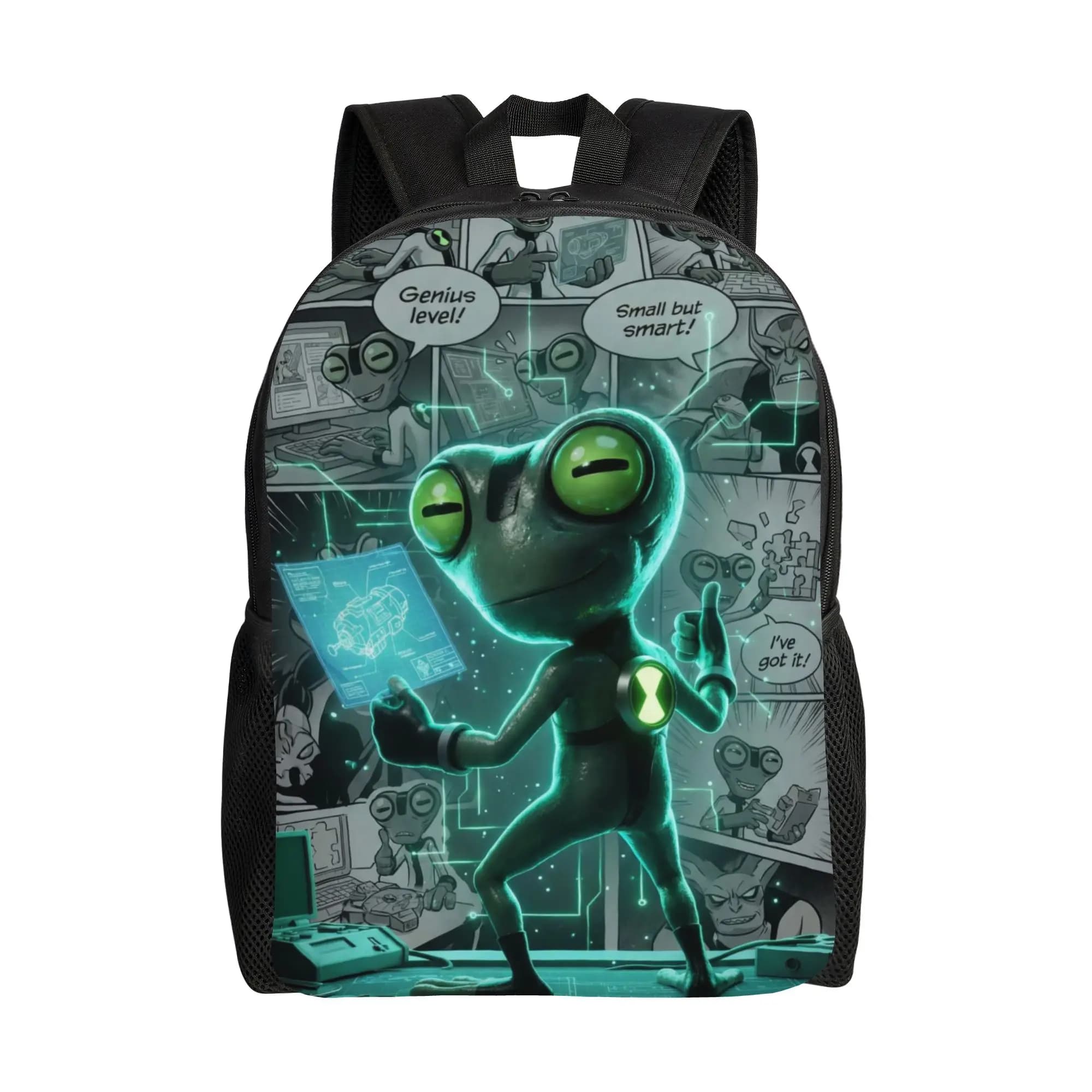 Back to school season Grey Matter Ben10 Smart Alien Knapsack Couple Lightweight Backpack