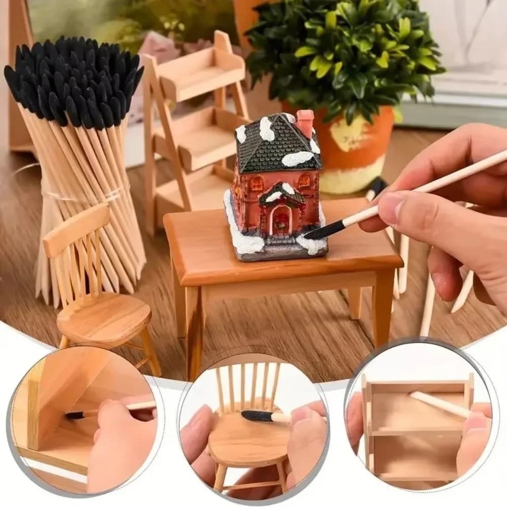 Regali: Bastoncini in legno per levigatura a grana fine, a doppia testa, per la cura delle unghie, efficaci strumenti manuali per manicure e pedicure, spingi cuticole
