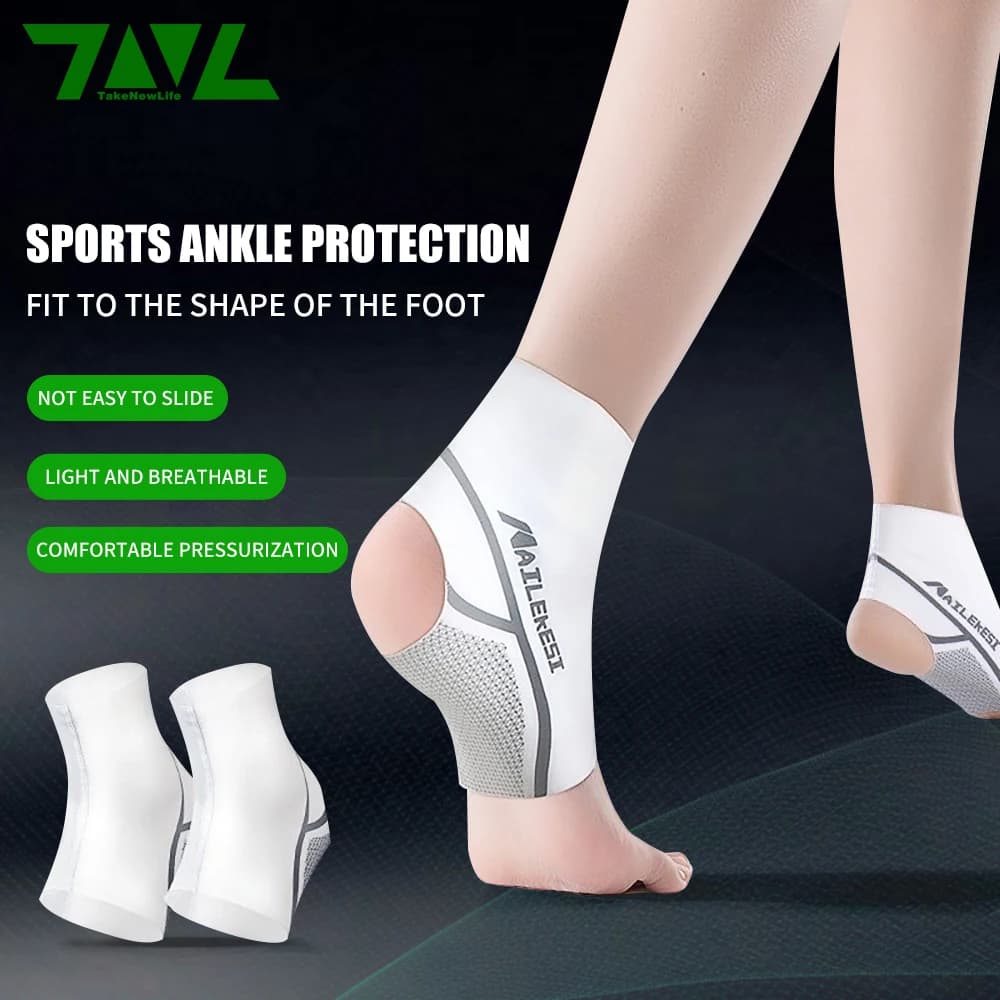 Supporto per caviglia sportivo Tutore per caviglia elastico traspirante e leggero per basket all'aperto Corsa Pallavolo Calcio 1 pezzo