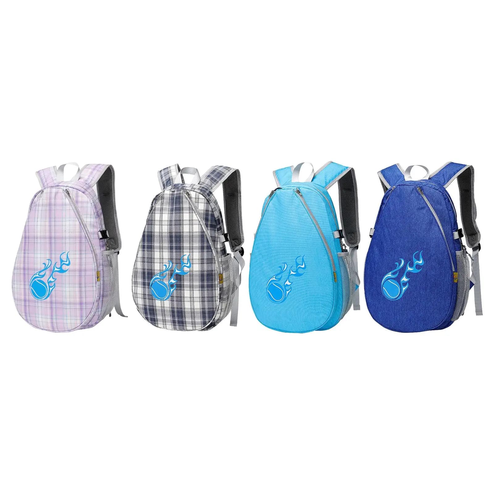 Zaino per racchette da pickleball, borsa impermeabile con organizer per racchette da tennis