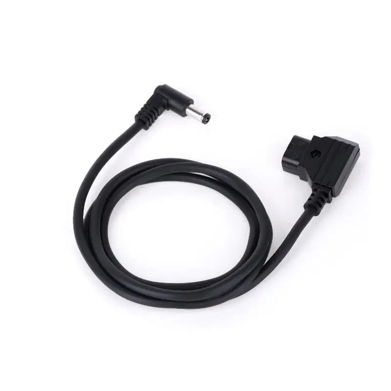 New Power Tap D-Tap Male To Right Angle DC 5.5x2.5mm Power Cable For Rig Power V-Mount Anton, Camera Monitor Cord