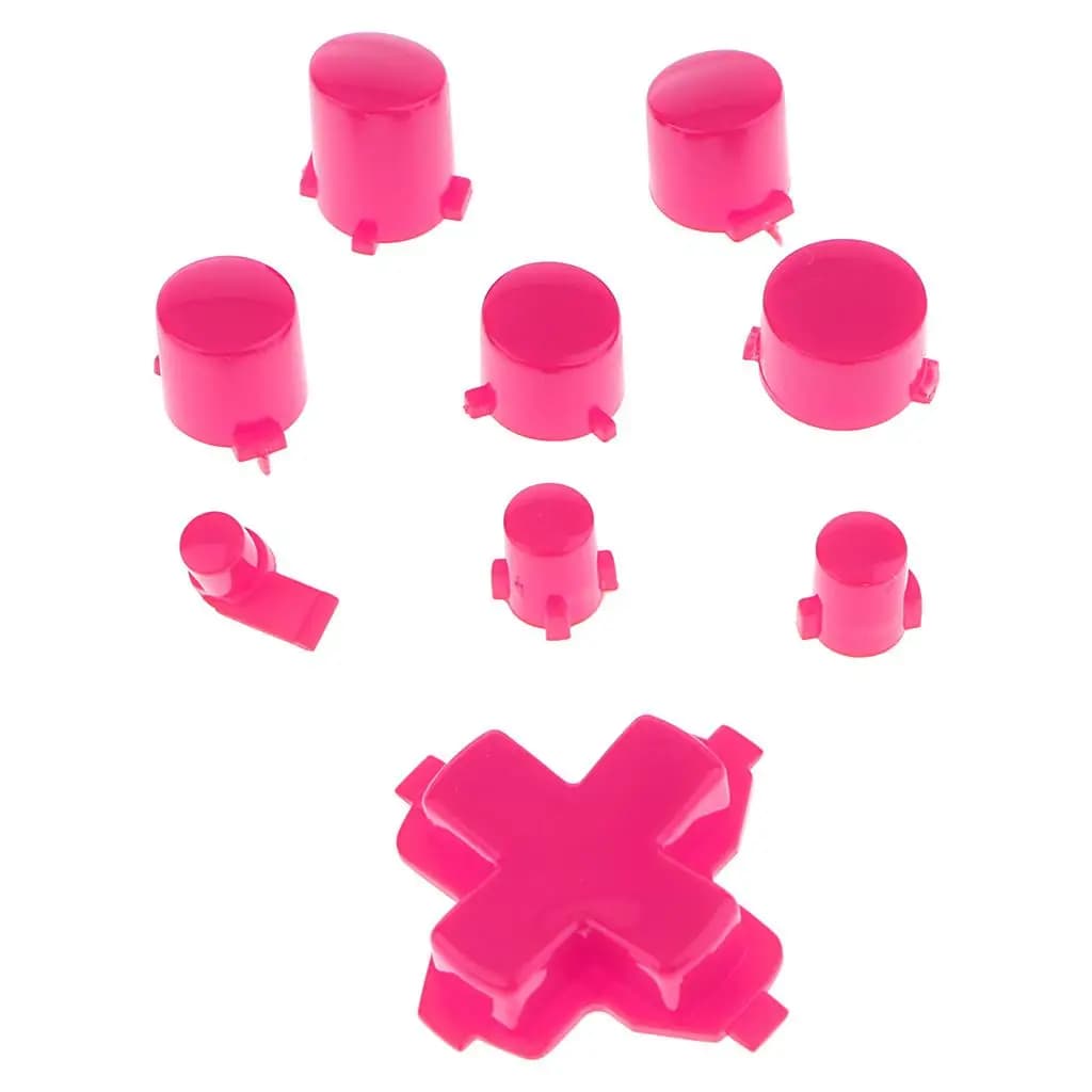 Controller Accessory Spare Parts Set Full Buttons Kit with Bumpers Triggers and Joystick for Xbox One S Replacement