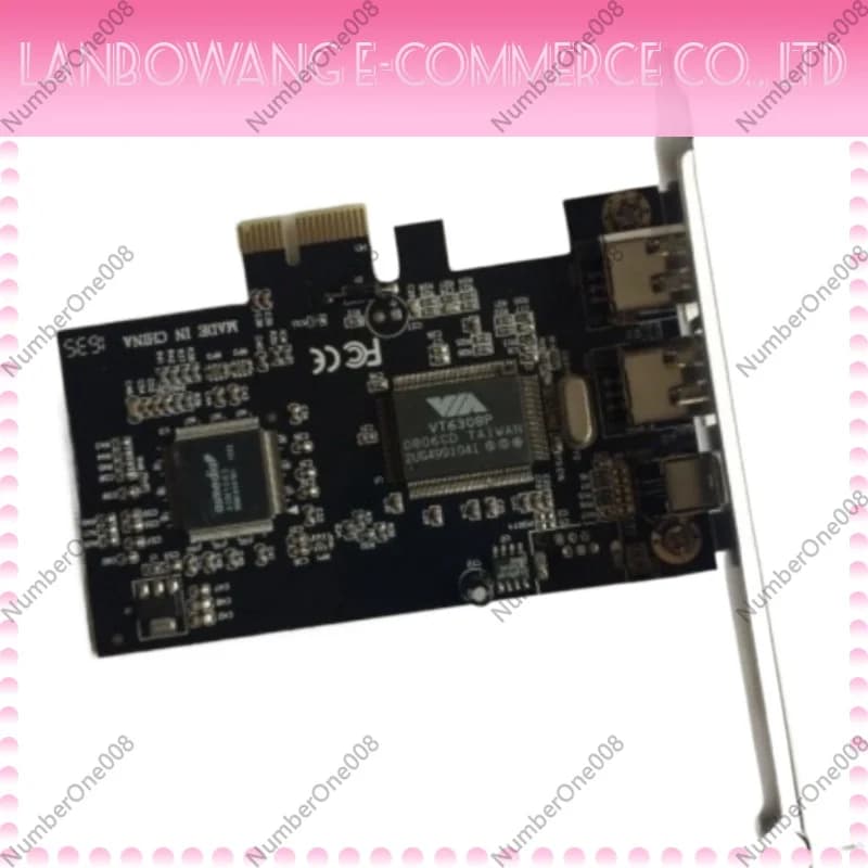 Low Profile PCI-E to 1394A Capture Card 1394A Video Capture Card for Small Chassis DV HDV Video