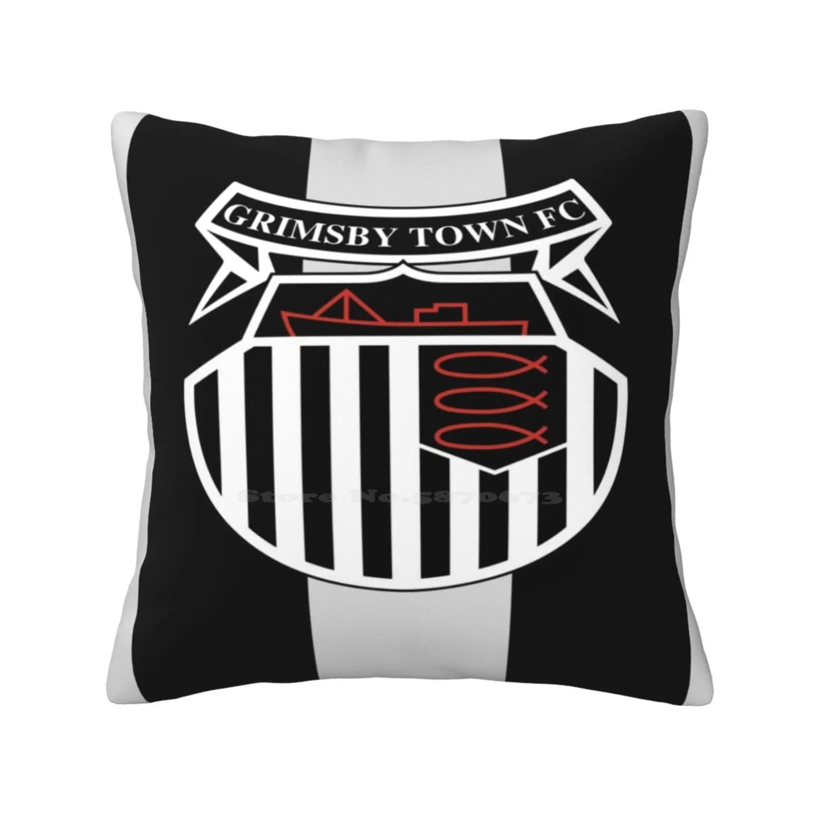 Grimsby Town Fc Fashion Sofa Throw Pillow Cover federa Grimsby Town Afc Football Club inglese inghilterra arancione rosso Two League