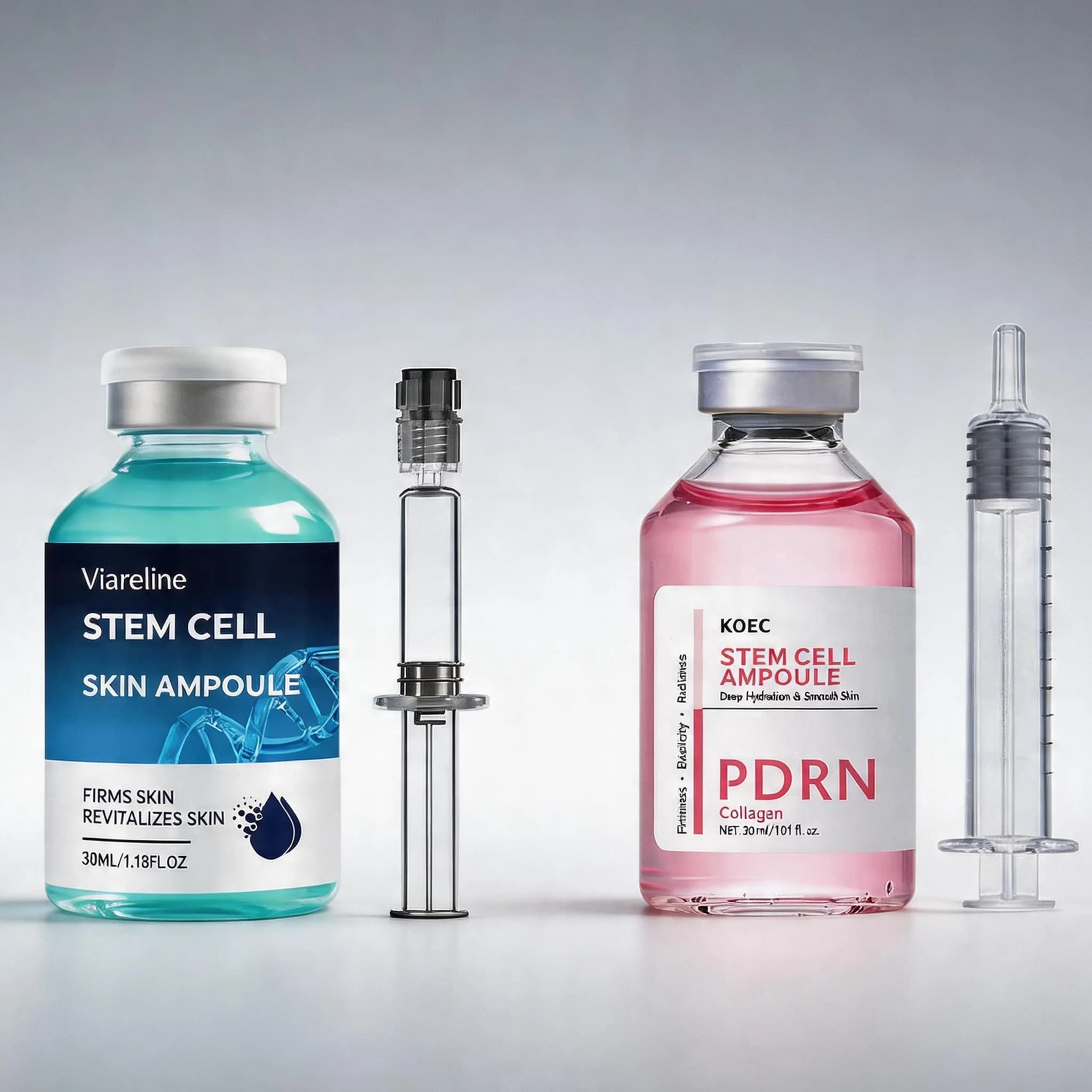 Ampolla Intensiva al Peptide per Lifting, Siero Viso al Collagene Profondo, Idratante e Rassodante, Effetto Pelle di Vetro, Idratazione Profonda, Skincare Coreana