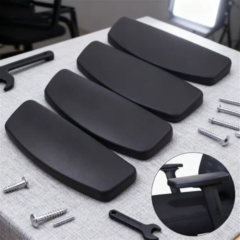 HUAHUAInterchangeable Office Chair Arm-Rest Pair with Mounting Hole, Ideal For Gaming Chair Part ReplacementHUAHUA