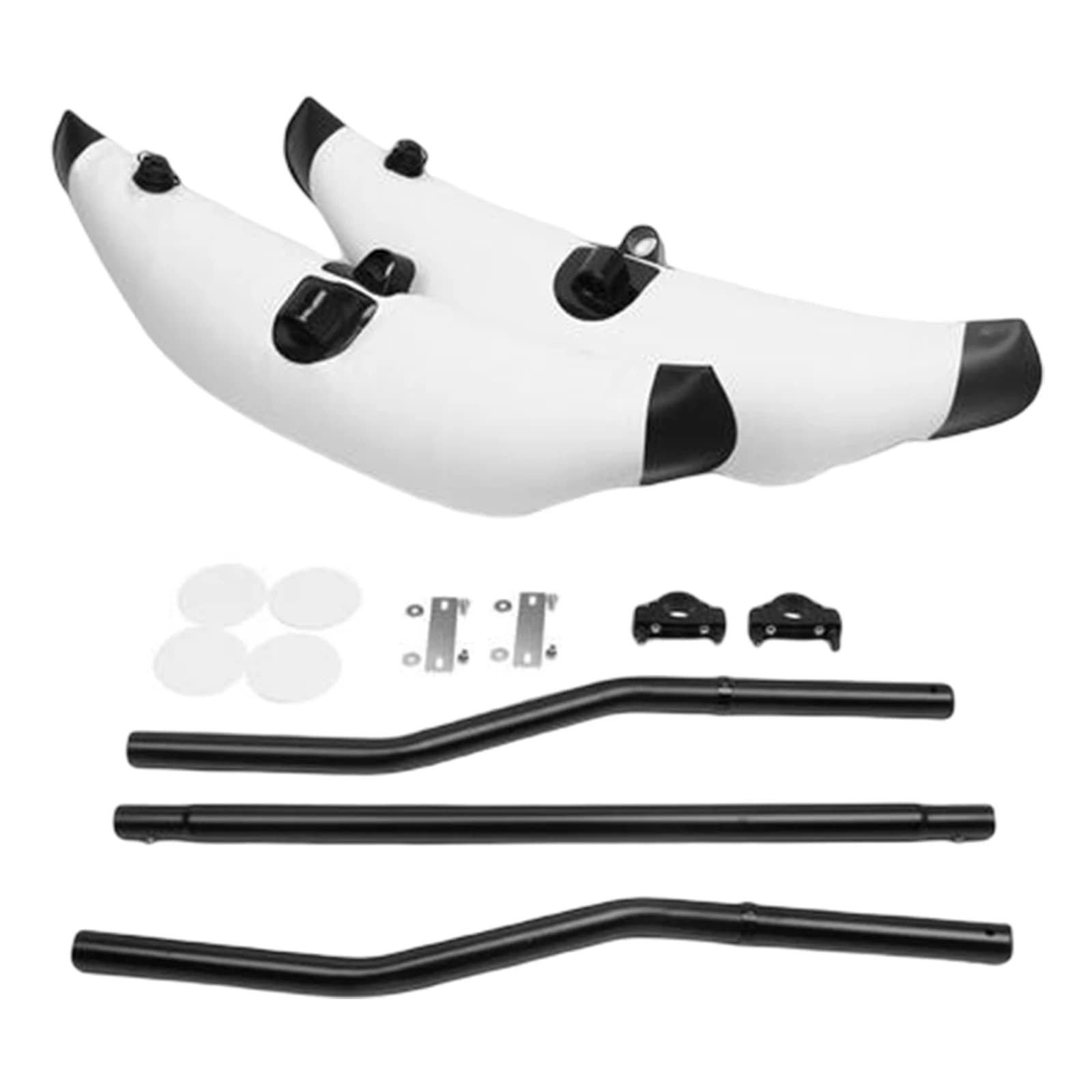 Galleggiante per Kayak in PVC Gonfiabile con Bracci Laterali, Sistema di Stabilizzazione e Galleggiamento Ausiliario per Kayak