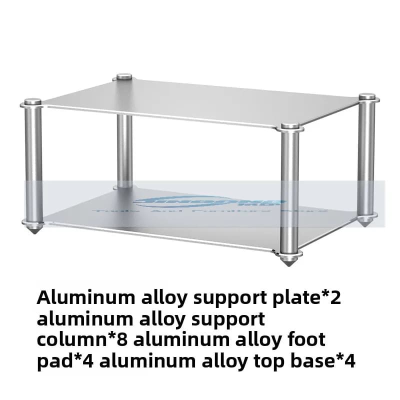 Shengyouchuang Rack per Amplificatore di Potenza in Lega di Alluminio, Supporto Audio HIFI per Amplificatore di Potenza, Amplificatore per Cuffie, Decoder, Completamente in Metallo