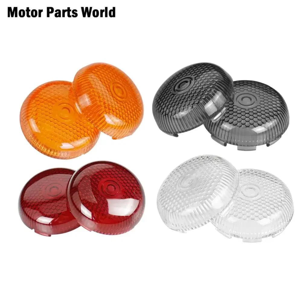 Copertura per indicatori di direzione moto (2 pz) per Harley Sportster XL883 XL1200 Touring Street Glide FLHR Softail Dyna