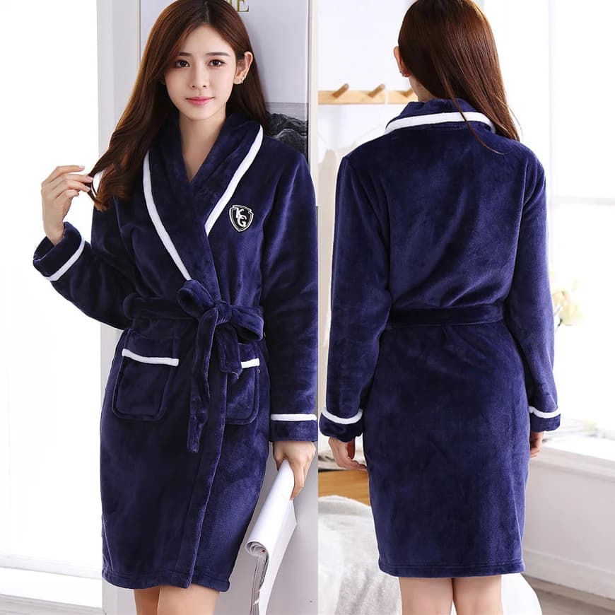 Winter New Women's Vestes Of Nightwear Addensate Coral Soft Cloth Bathrobe Night Shirt Trained Flannel Home Wallet Wear Salotto