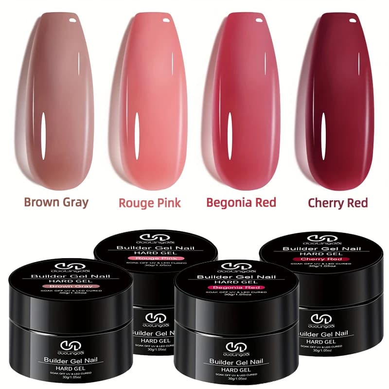 Gel per unghie acrilico per estensione 30g Blush Pink Gel da costruzione morbido e duro Semi permanente per manicure UV Nail Art