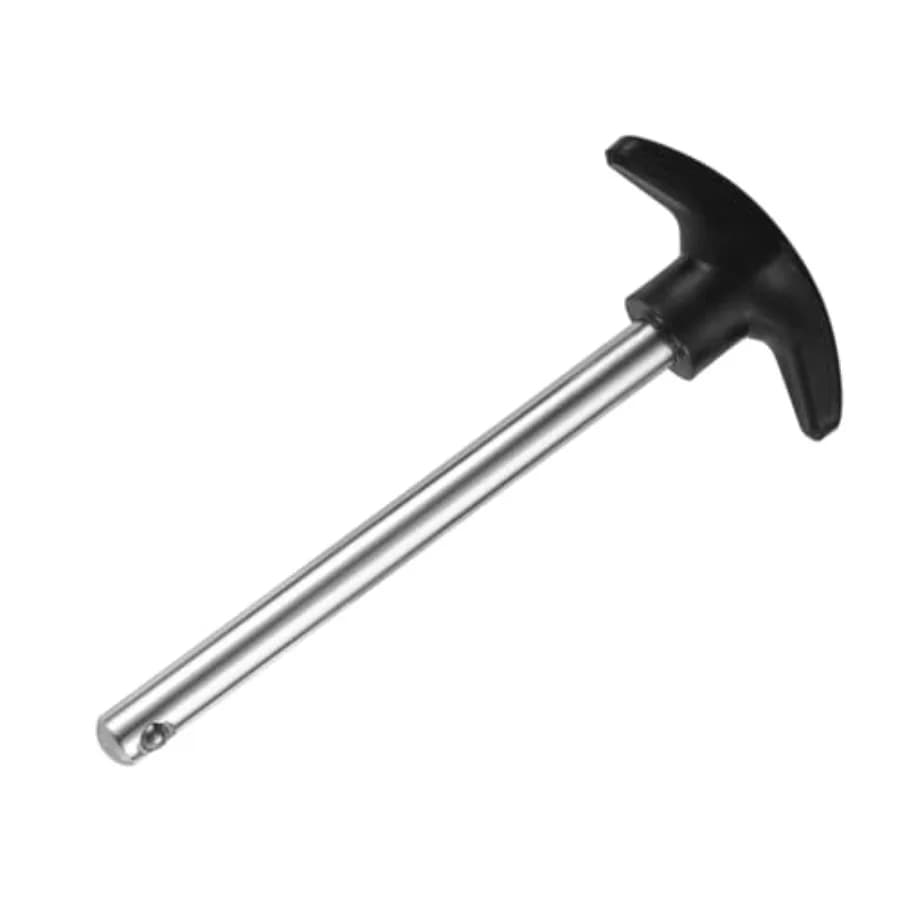 Crescent-Shaped Weight Stack Pins, Pin Tensile 3/8Inch/0.95cm Diameter 4.4Inch/11.2cm Locking Space Heavy-Duty Gym Weight Plate