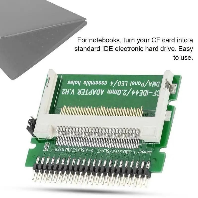 CF Compact Flash Memory Card to 2.5" 44Pins IDE Hard Drive Converter Male IDE Hard Disk Drive HDD Adapter For Laptop