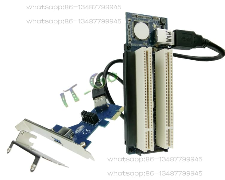 Adattatore PCIe a PCI Slot Pci di espansione PCI-e, supporto scheda di acquisizione scheda audio scheda di controllo del movimento