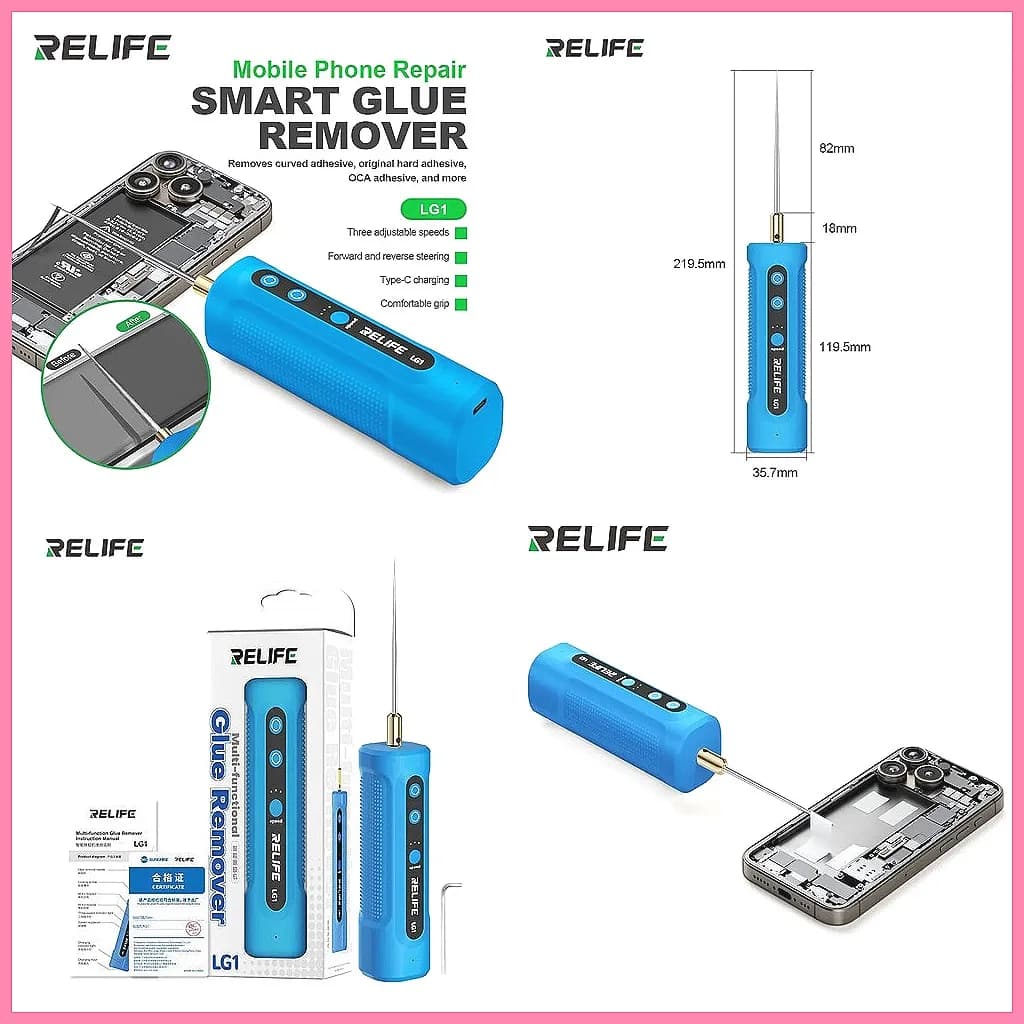LG1 Smart Collar Removal Machine: Intelligent Tool for OCA/glass Cutting and Mapping for Phone Screen Repair