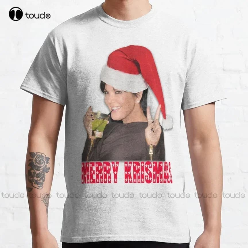 Merry Krismas! Classic T-Shirt Golf Shirts For Men Custom Aldult Teen Unisex Digital Printing Tee Shirt Fashion Funny Xs-5Xl