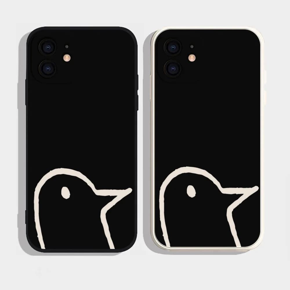 Epc Goodnight Punpun Custodia per telefono in silicone morbido per IPhone 16 15 14 13 12 11 Plus Pro Max Plus