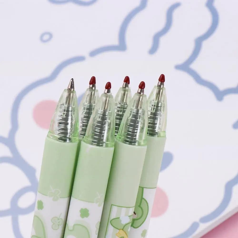 Durevole Pressa Regalo per ufficio Materiale scolastico Strumento di scrittura Push Penna gel Penna segno Rana Penne gel manuali Penna neutra Penne a inchiostro nero