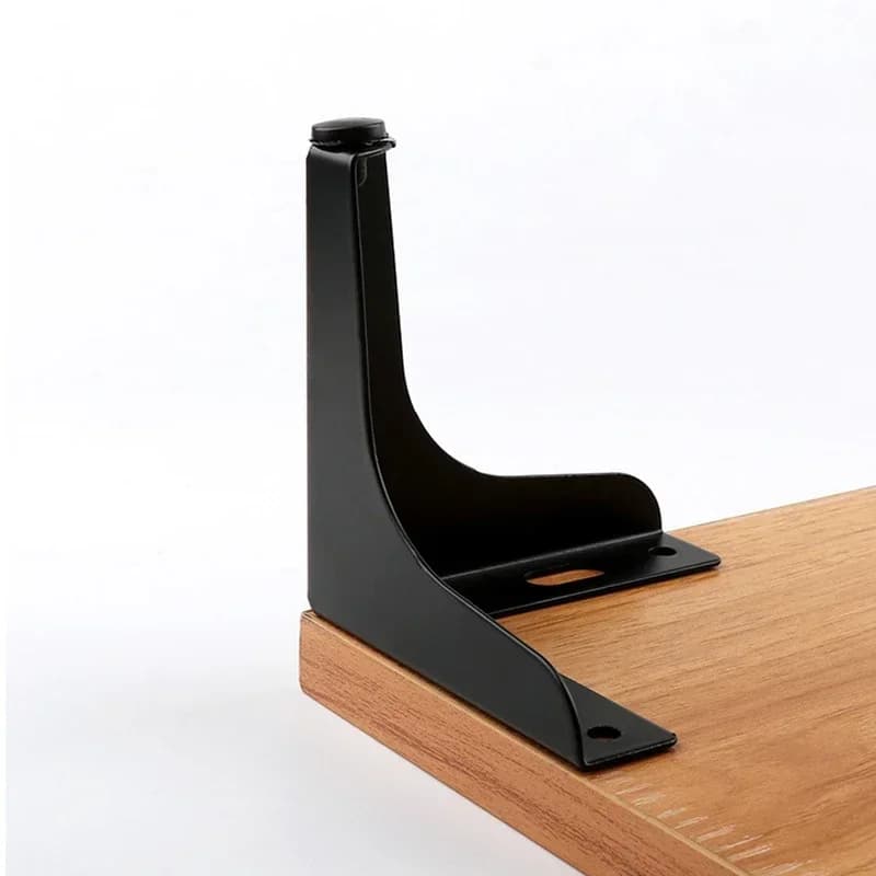Set di 4 Gambe per Mobili in Metallo Nero 10/13/15/17cm, Piedi di Lusso Resistenti per Divano, Tavolo, Sedia, Scrivania
