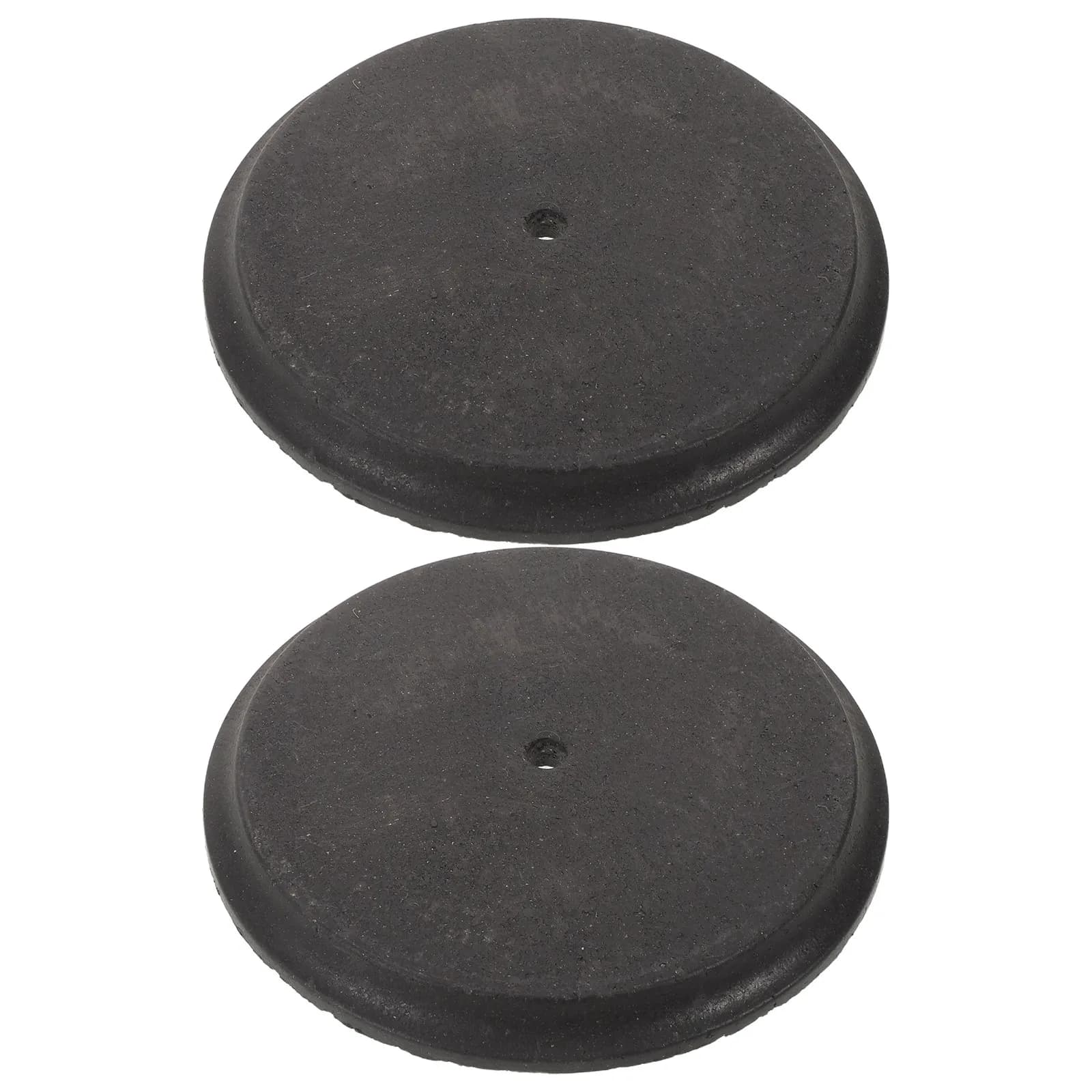 Trash Can Weight Base Heavy Duty Anti-Tip Round Stabilizing Plate for Outdoor Garbage Bin Stability 4.7x4.7x0.2 Wind Resistant