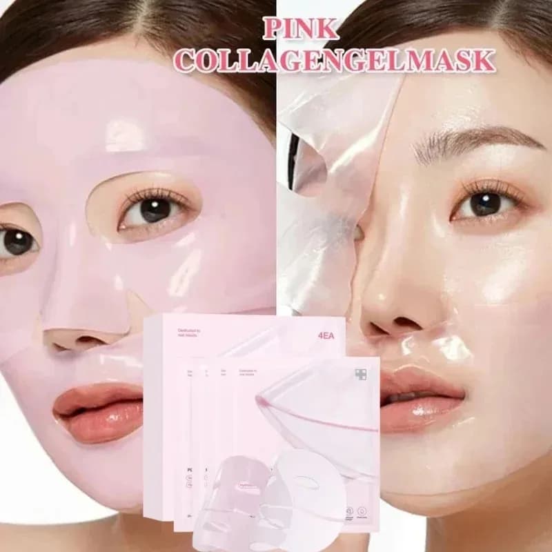 Maschera Viso Notturna al Collagene con DNA di Salmone PDRN per una Pelle Luminosa, Elastica, Idratata e Rassodata - Skincare Coreana