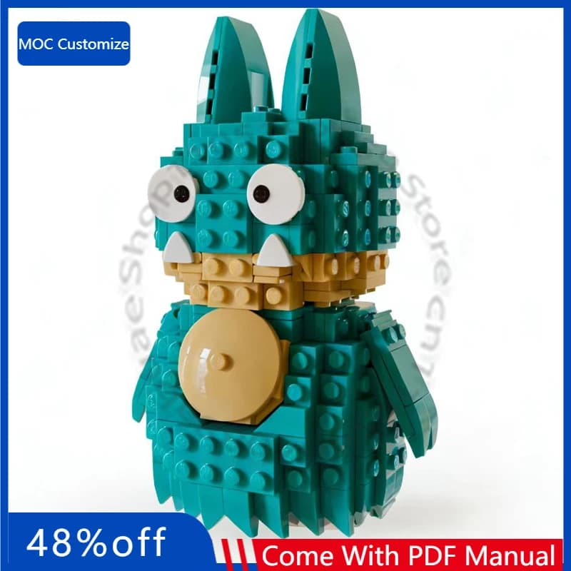 412 PCS Customize Famous animated pets MOC Customize Modular Building Block Creative Design Popular DIY Boys Toy Christmas Gift