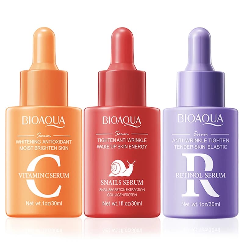 BIOAQUA Vitamin C Retinol Acid Hyaluronic Serum Hydrating Retardant Hydrating Satin Essence Beauty Face Skin Care