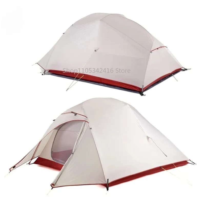 Tenda da Campeggio Leggera per Esterni, Riparo Portatile Ultraleggero con Tappetino per Escursionismo e Viaggi, Utilizzo Multiuso