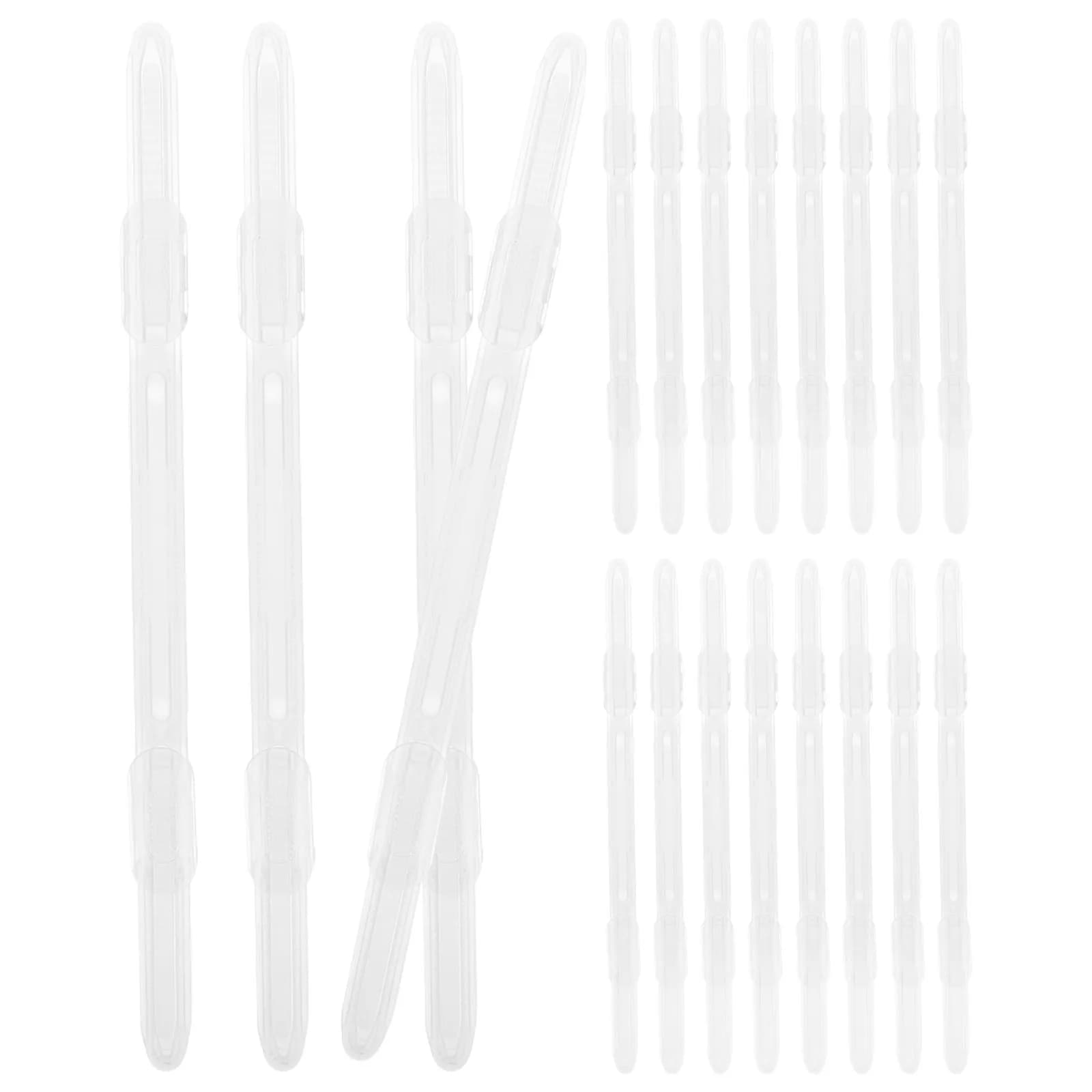 20 Pezzi Inserti in Plastica per Rilegatura Quaderni, Agende, Scrapbook, Diari, con Meccanismo a Clip Robusto per Facile Aggiunta Pagine