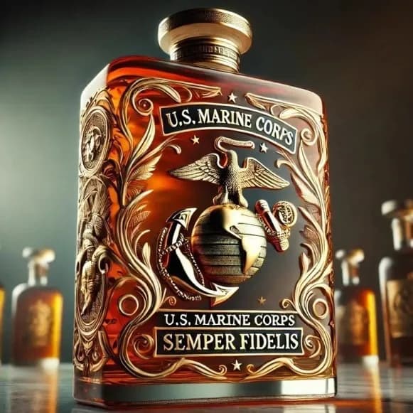 Bottiglia di vino vuota da 300 ml Paga omaggio ai veterani Confezione regalo Bottiglia Bottiglie di whisky Bottiglie di vino rosso Bar Display Decorazione