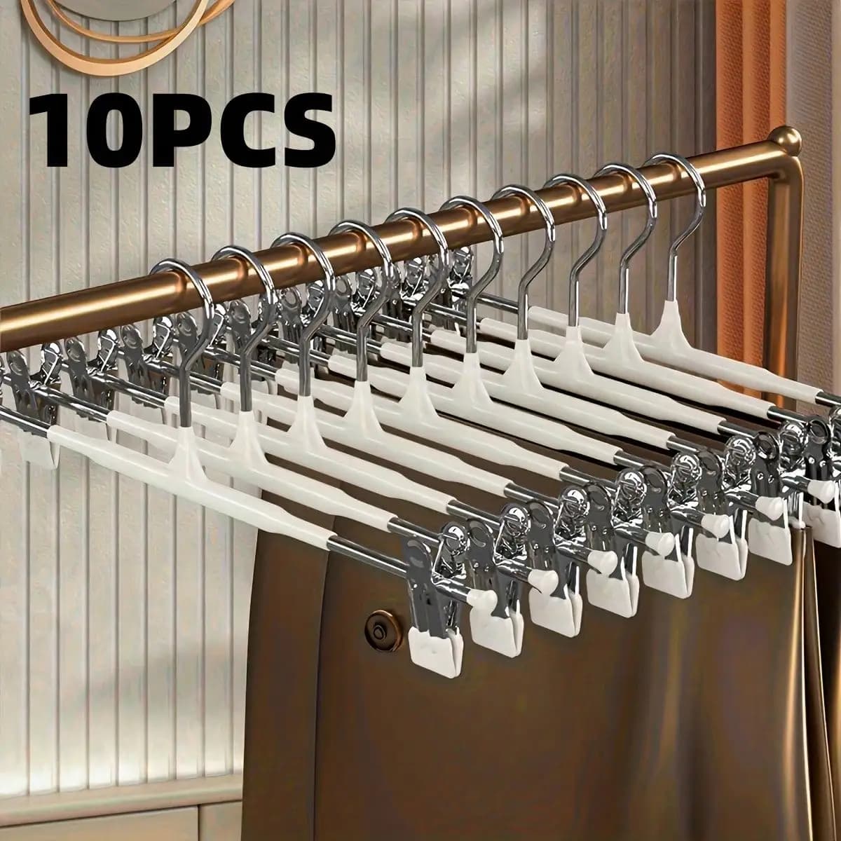 20/10/5 Pezzi Ganci Appendiabiti in Plastica per Adulti, Clip per Pantaloni e Gonne JK, Ganci per Asciugatura Domestica, Clip in Acciaio Inossidabile Senza Cuciture, Ganci Appendiabiti Speciali Anti-Invecchiamento in Metallo per Biancheria Intima, Clip per Asciugatura Vestiti, Ganci per Negozio di Abbigliamento e Uso Domestico
