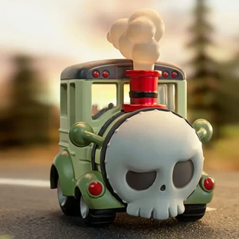 POP MART POPCAR Happy Weekend Series Blind Box Guess Bag Mystery Box Toys Doll Cute Anime Figure Desktop Ornaments Gift