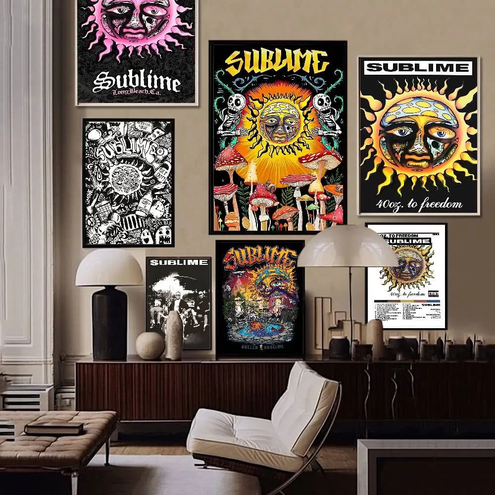 S-SublimeS Band Good Quality Prints And Posters HD Quality Poster Wall Art Painting Study Home Decor