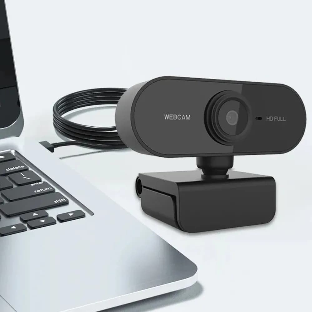 Nuova Webcam HD 1080P USB Plug and Play, Videocamera per Computer Mini con Microfono, Webcam per Conferenze