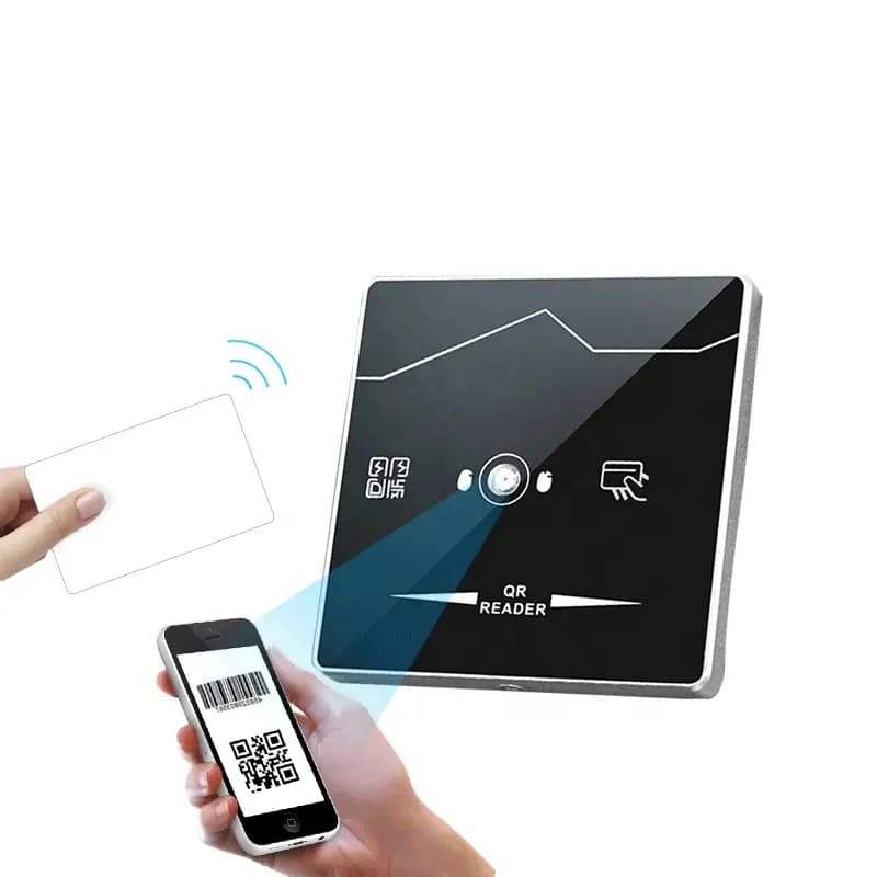 Lettore di codici QR per scanner intelligente Scheda IC/NFC 13,56 M Supporto formato Wg/TTL/RS485/RS232 Uscita Collegare al sistema di controllo accessi