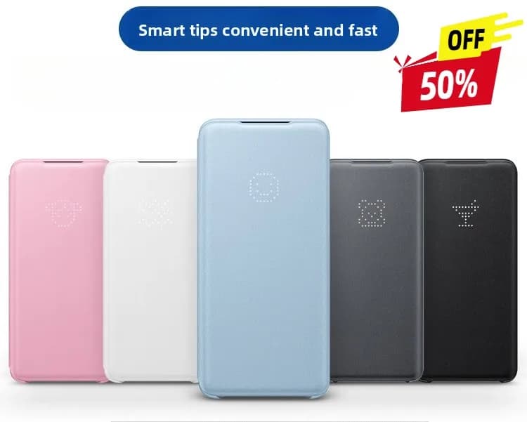 Smart LED View Case for Samsung GALAXY S21 S22+ S21 Plus S20 Ultra Wallet Phone Cover