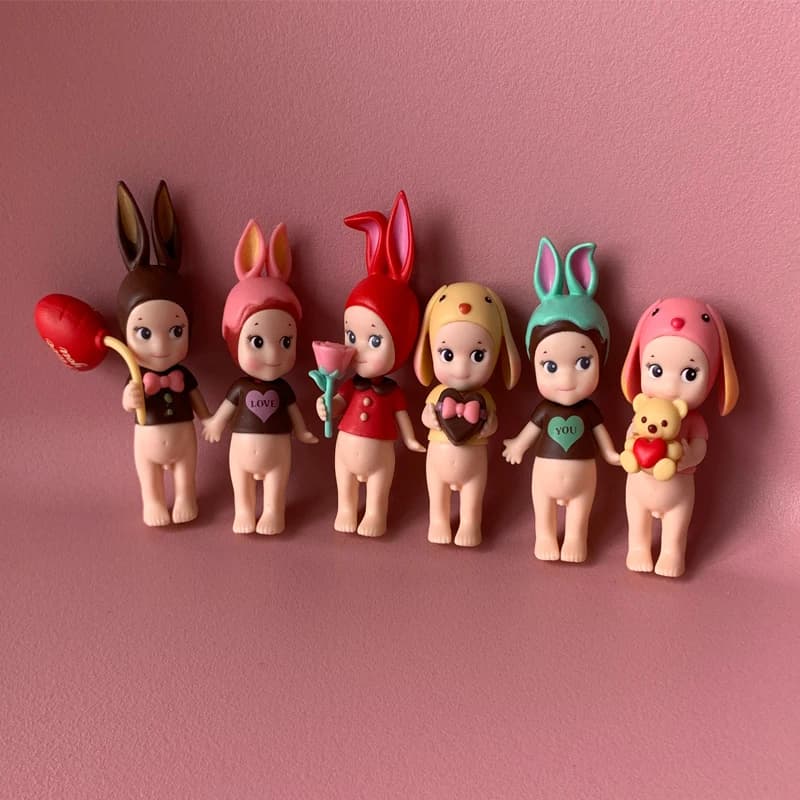 Hot Gift of Love Series Cute Angel Blind Box Cartoon Doll Mini Mystery Box Collectible Anime Figurine Car Decor Birthday Gift