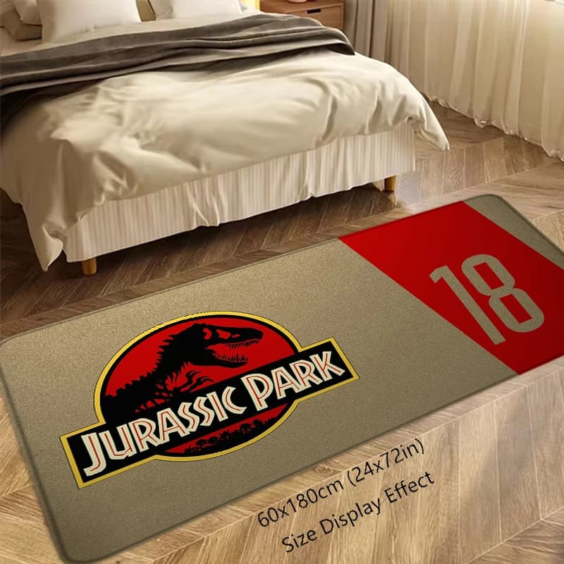 House Entrance Doormat Hallway Carpet J-Jurassic Park Living Room Rugs Foot Carpets Bathroom Rug Floor Mats Non-slip Home Decor
