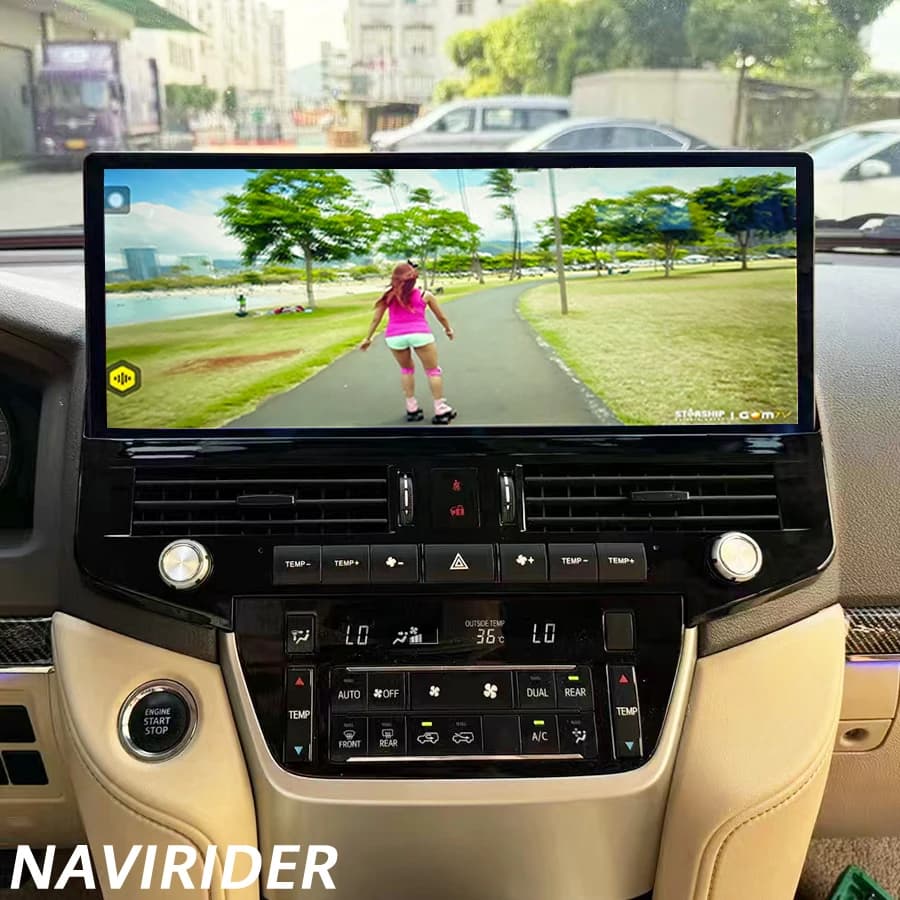 Per Toyota Land Cruiser 200 2008-2021 LC200 Aggiornamento LC300 Schermo Android Carplay Auto Lettore Video Multimediale di Navigazione 15.8 pollici
