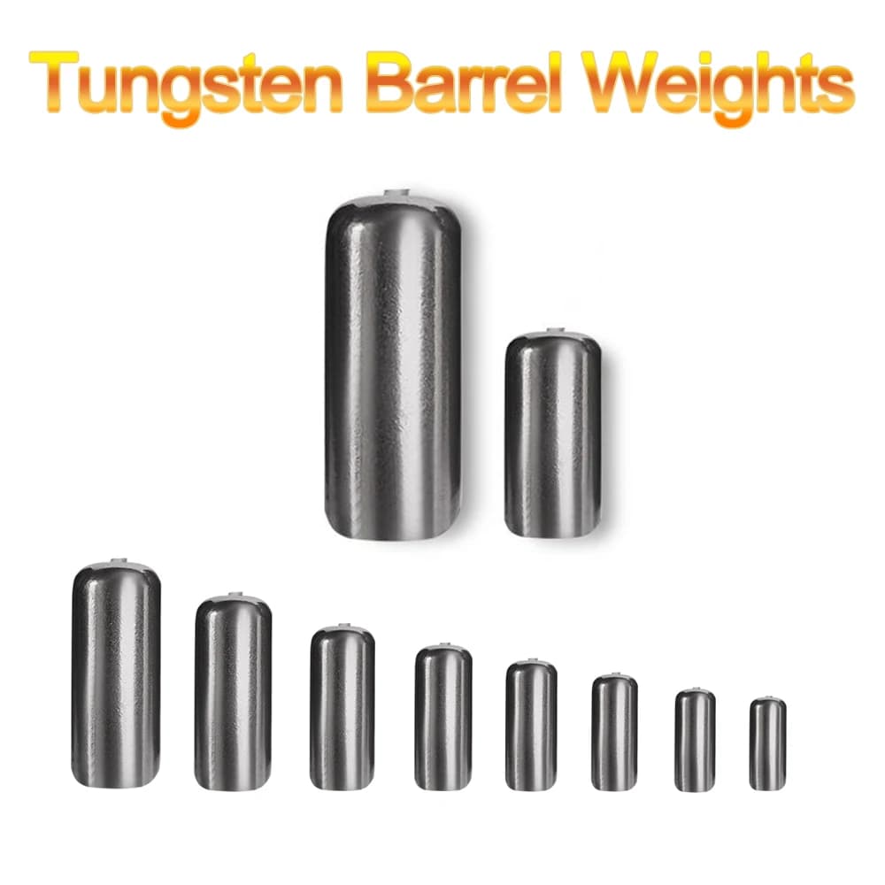 Tungsten Barrel Weights 3.5g5g7g10.5g14g Fishing Sinkers For Carolina Rig Barrel Weight Sinker Carp Fishing Accessories