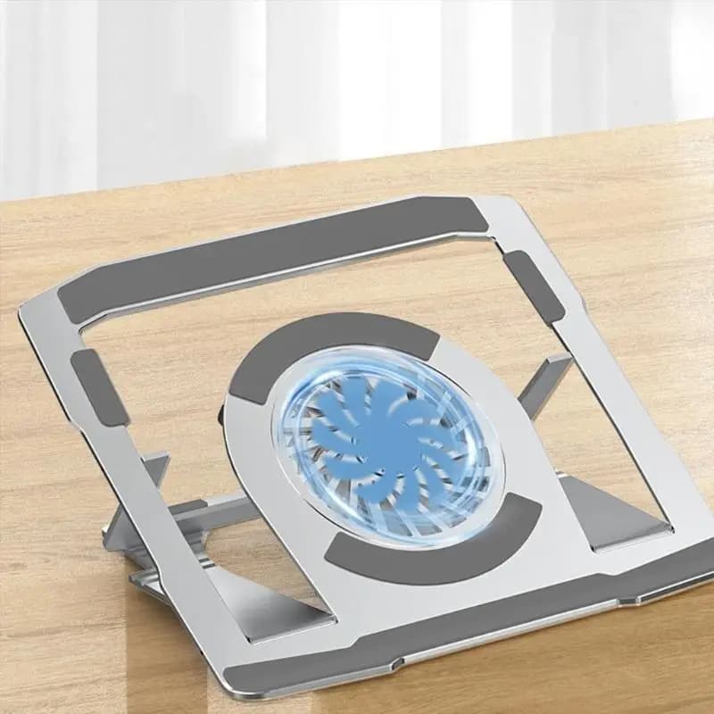 652F Ergonomic Aluminum Laptop Stand Cooling Pad for Enhances Gaming Experience