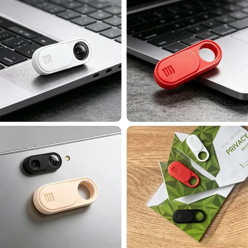 2 Pezzi Copri Webcam Multiuso per Tesla Model 3 Highland 2024, Model Y, S, X 2023, Copri Webcam per PC Portatile, Accessori Interni Auto