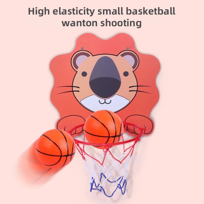 Mini Canestro da Basket Montessori, Giocattoli da Giardino per Bambini, Giochi Sportivi all'Aperto per Ragazzi, Giocattoli per Neonati e Bambini