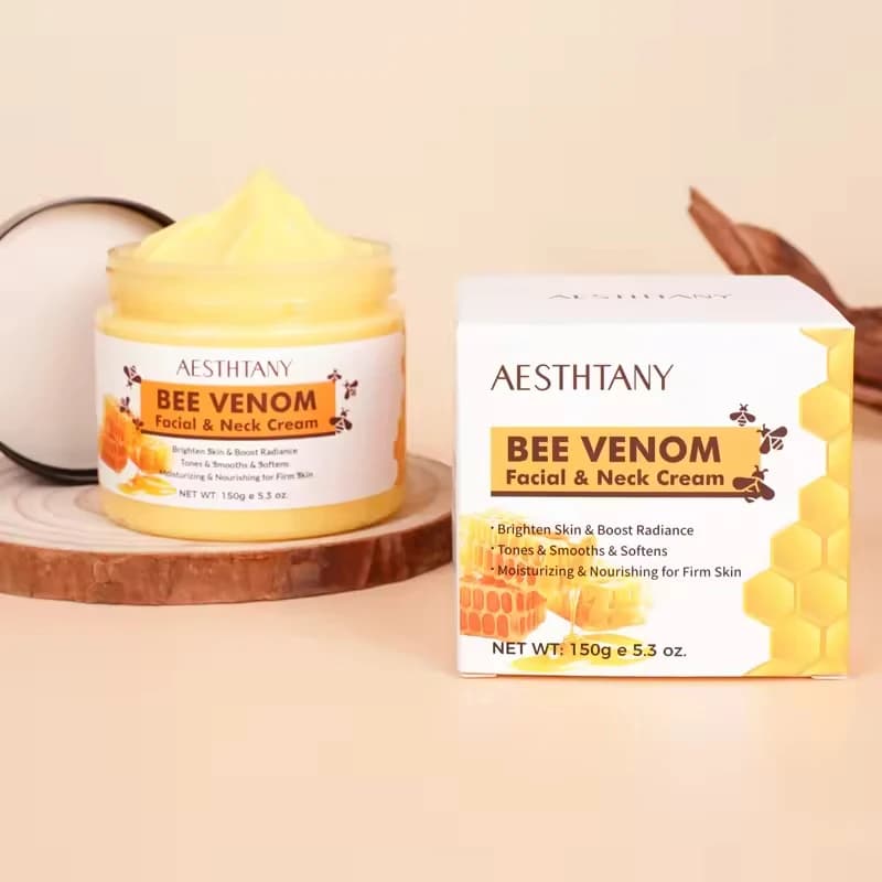 1Pc Aesthtany Face and neck cream to the bee venom – Lighting cream, toning and moisturizing for a compact and bright skin 150g
