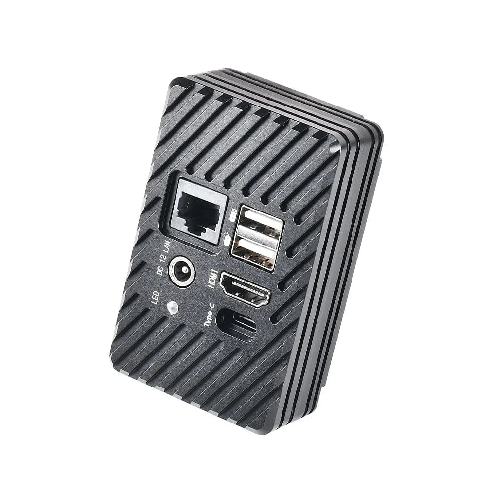 Microscopio Fhd 4k Fotocamera 8mp Usb Type-c Lan Misurazione Microscopio elettronico digitale industriale per saldatura di riparazione del telefono
