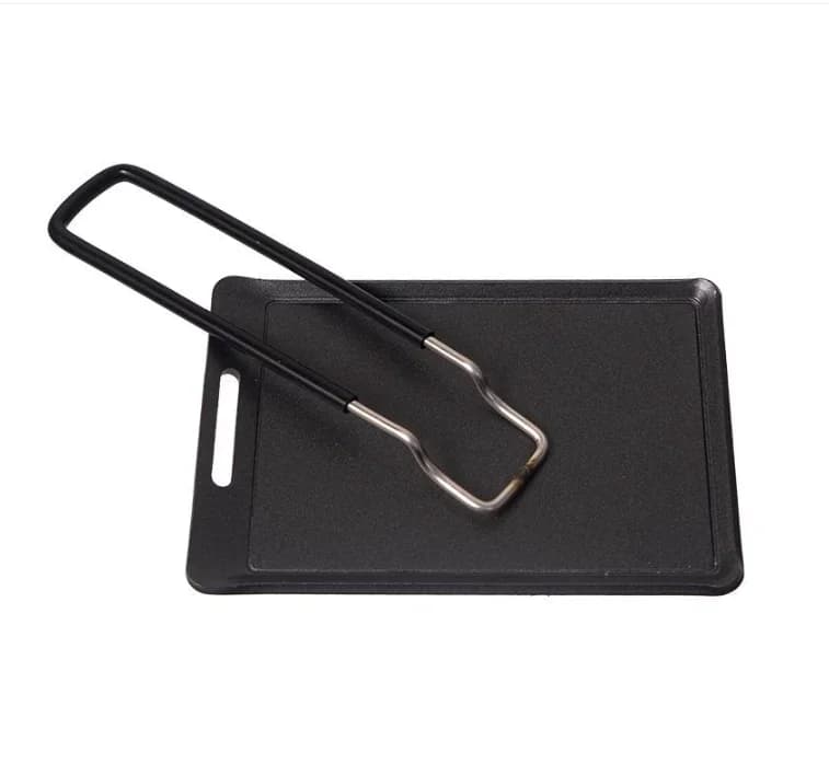 Piccola padella da campeggio Mini padella portatile per esterni, piatto da forno per barbecue Viaggi Escursionismo Picnic Pentole da campeggio Strumento per barbecue