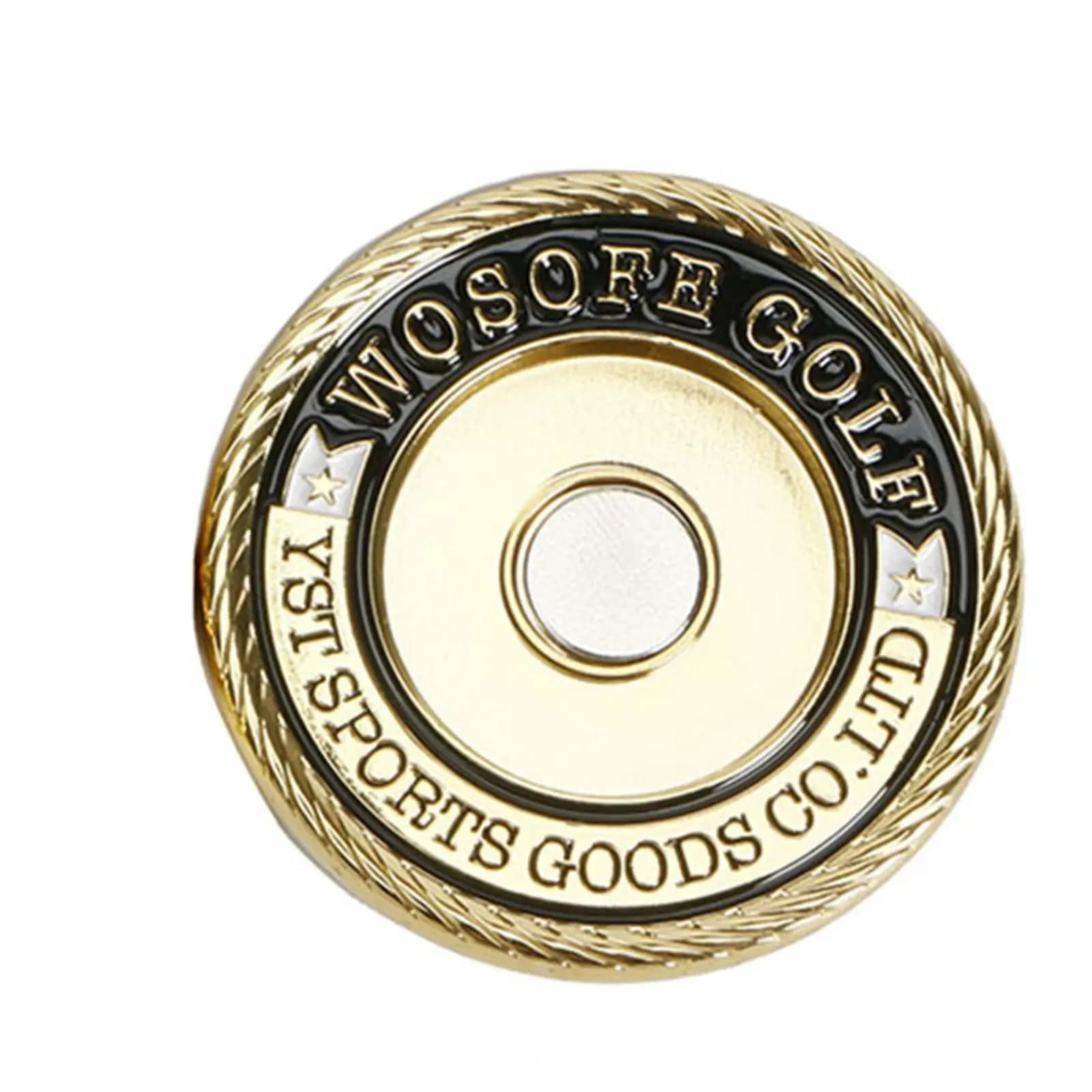 Clip Magnetico per Cappello con Marcatore di Palline da Golf in Metallo Personalizzato, Accessori per Golf per Allenamento e Allineamento della Linea di Putting
