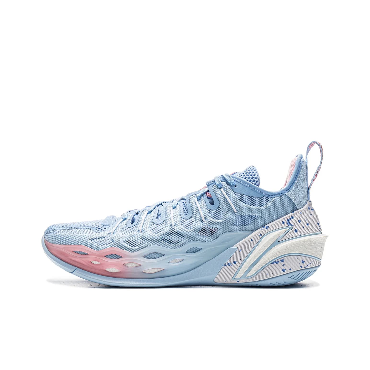 Li Ning Buckets Low top Basketball Shoes Men's Blue ABAV051-55